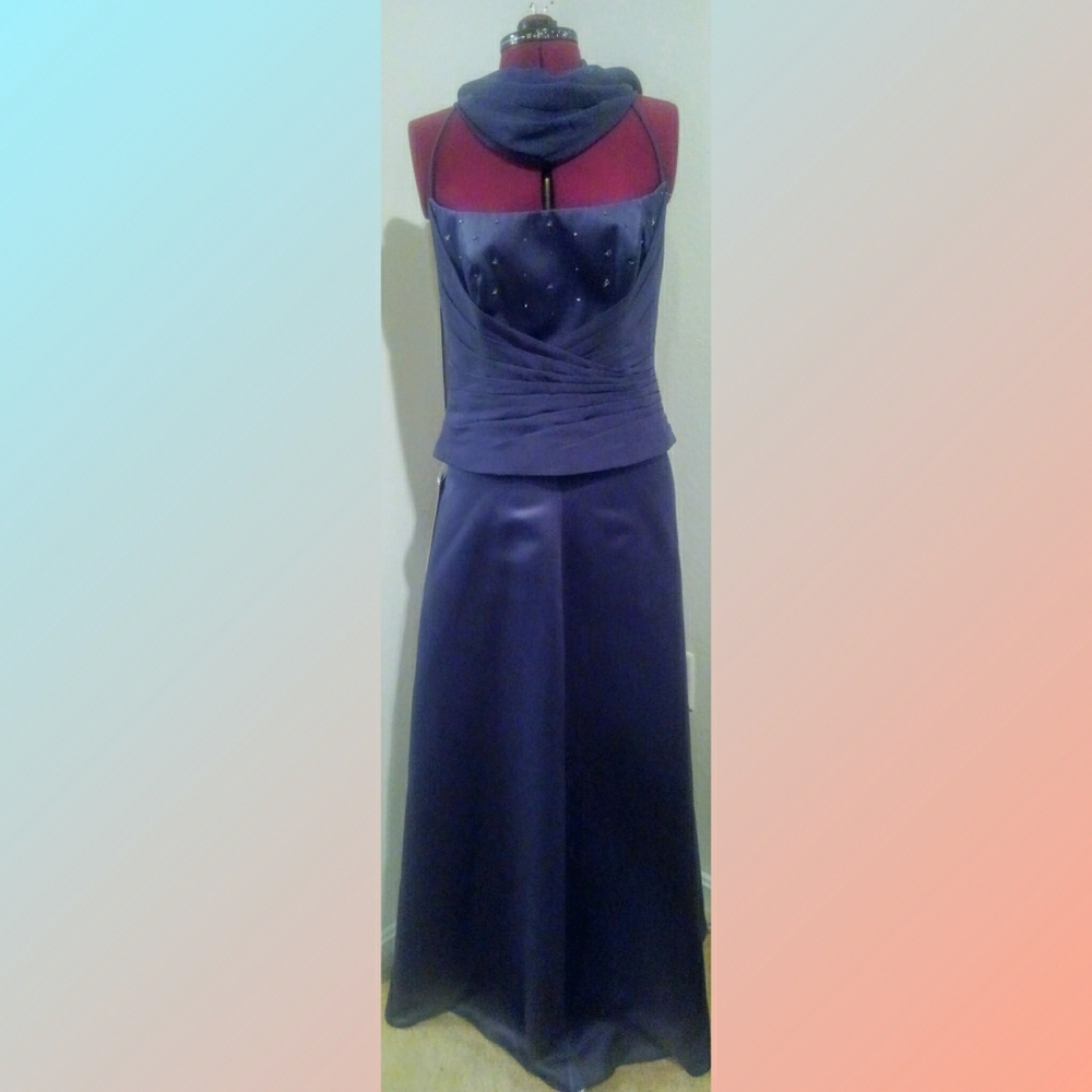 B2 two-piece formal dress